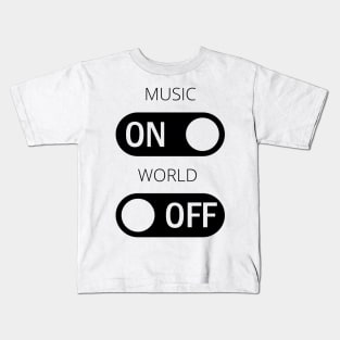 On and Off Kids T-Shirt